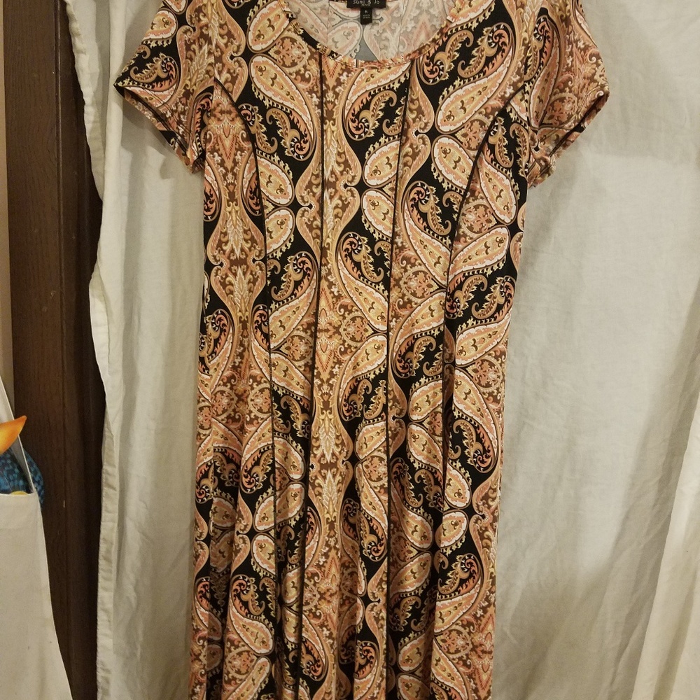 Petite large maxi dress